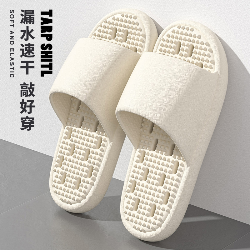 Flippers Swimming - รองเท้าแตะกันลื่นสำหรับห้องน้ำ ใช้ได้ทุกฤดู สำหรับใช้ในบ้าน แห้งเร็ว พื้นหนา นวดเท้า