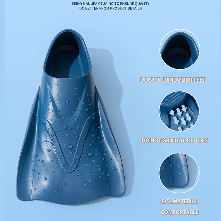กบสั้นรองเท้าผู้ใหญ่ซิลิโคนว่า - Swim Fins บทวิจารณ์และราคา