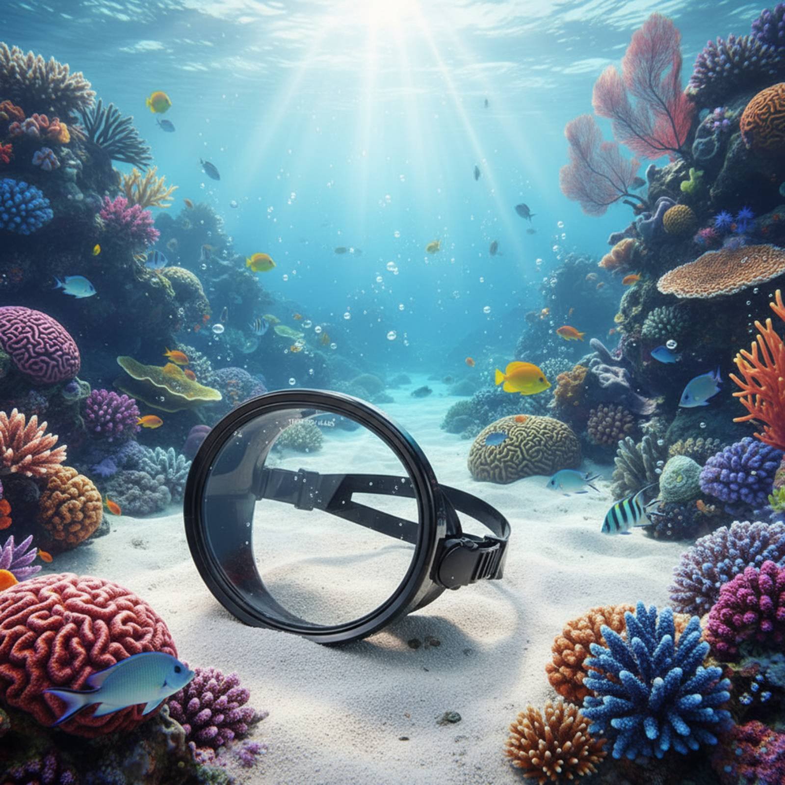 หน้ากากดำน้ำฟรีไดวิ่งสำหรับผู้ - Diving Mask บทวิจารณ์และราคา