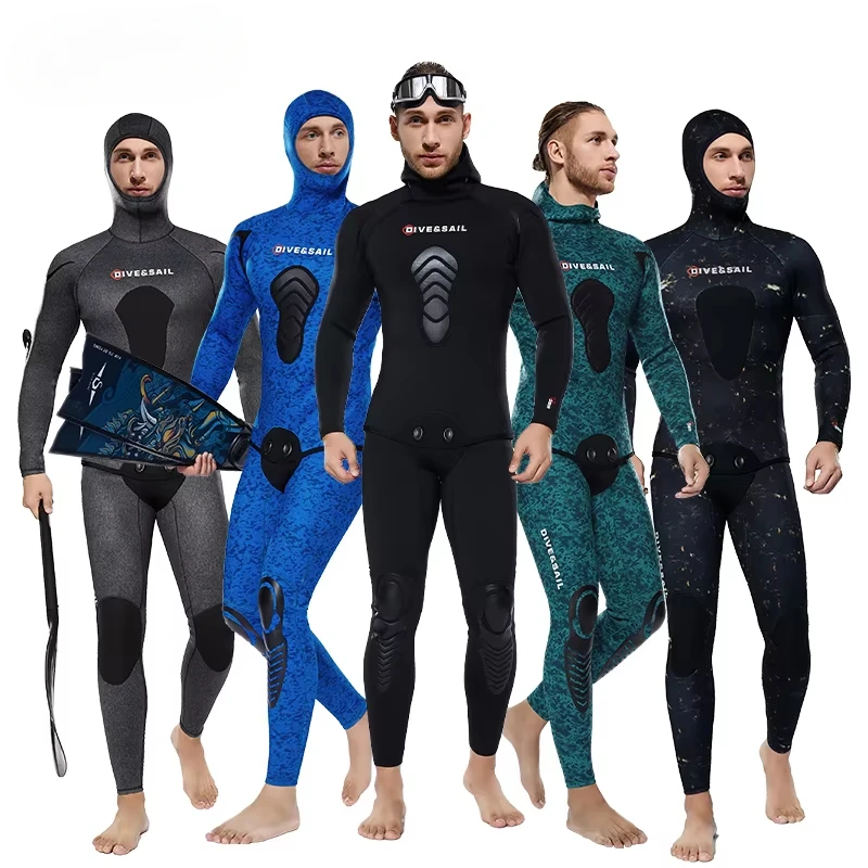 ชุดเว็ทสูทนีโอพรีน 5 มม. แบบสอ - Wetsuit Men บทวิจารณ์และราคา