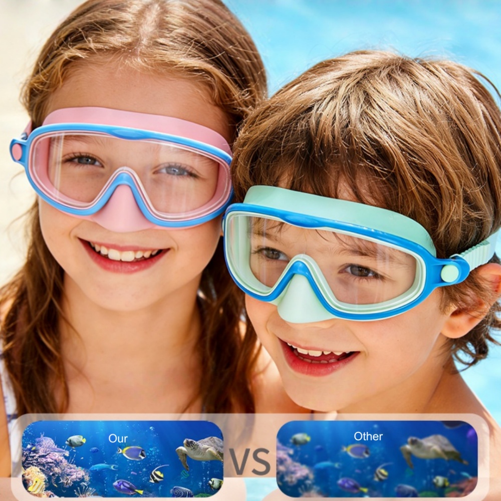 แว่นตาว่ายน้ำสำหรับเด็กพร้อมที - Diving Mask บทวิจารณ์และราคา