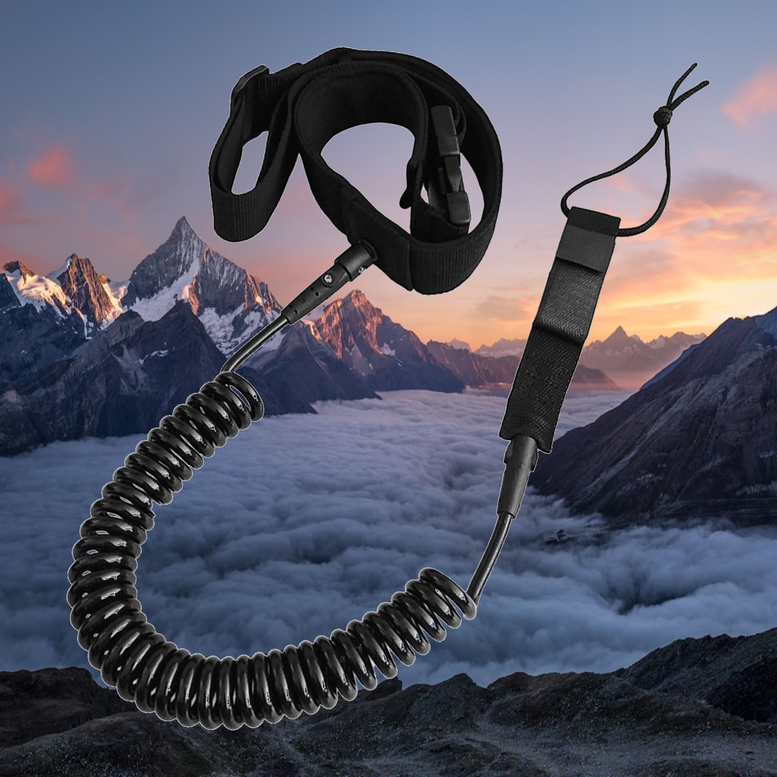 สายจูง SUP แบบขด ทนทาน ทำจาก T - Surfboard Leash บทวิจารณ์และราคา