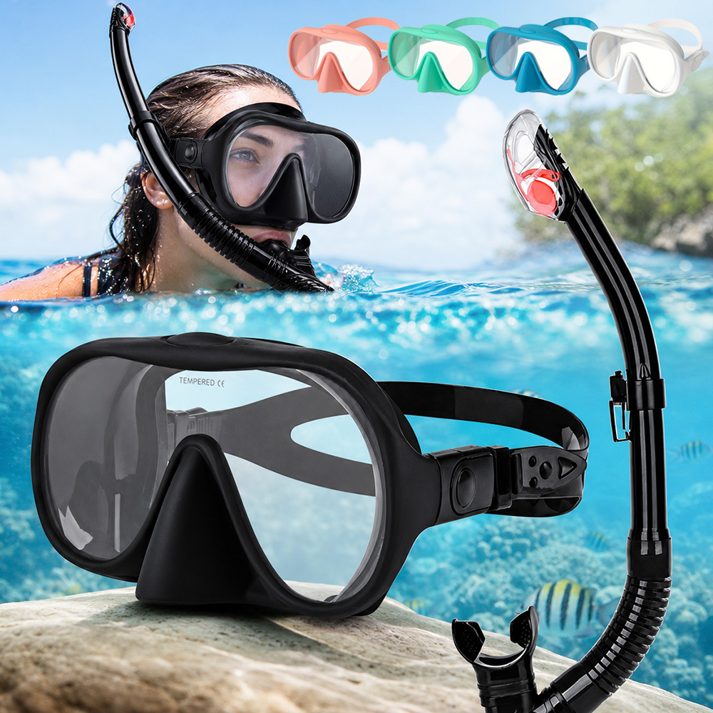 ชุดสน็อกเกิลสำหรับผู้ใหญ่ หน้า - Snorkel Set บทวิจารณ์และราคา