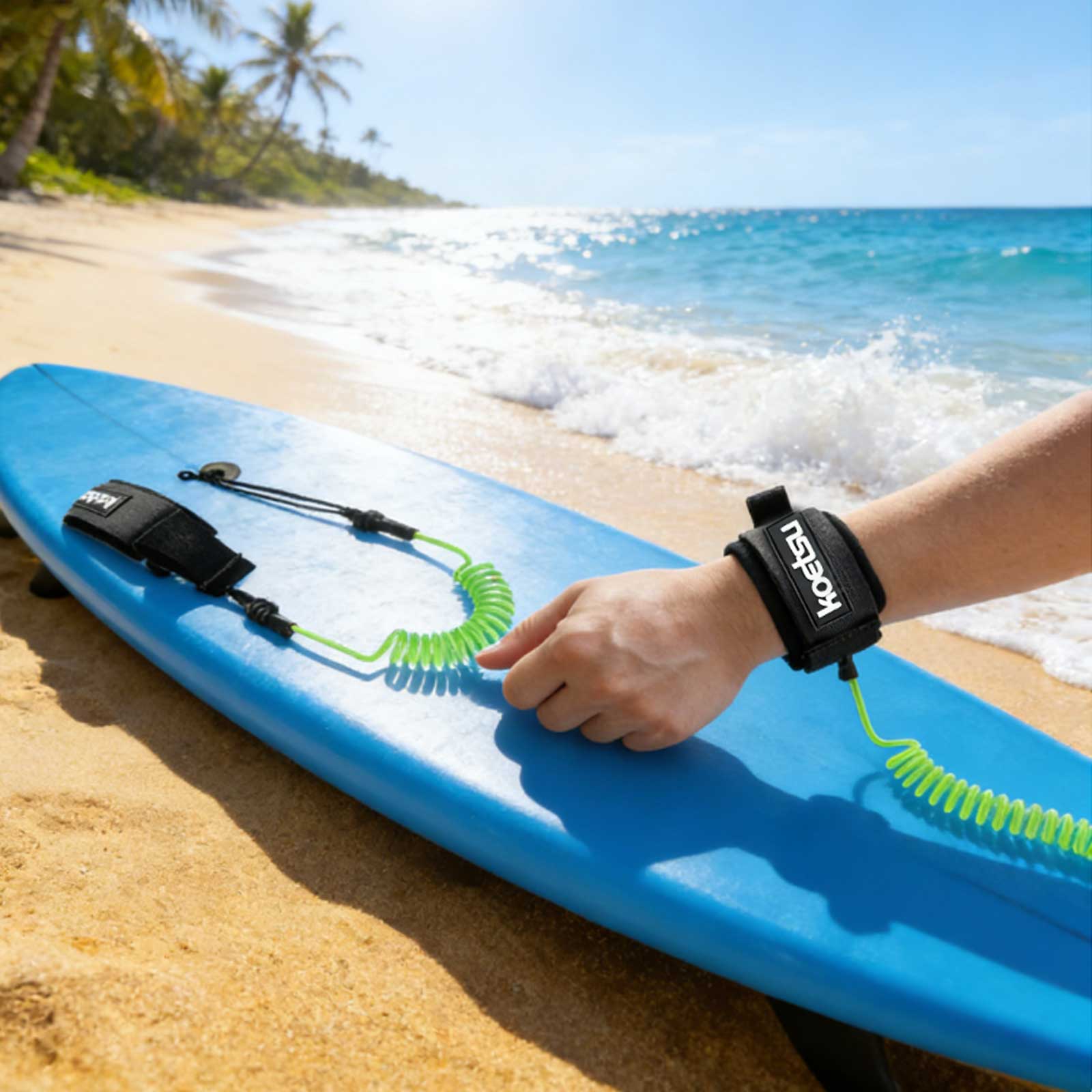 สายรัดข้อเท้าสำหรับกระดาน SUP  - Surfboard Leash บทวิจารณ์และราคา