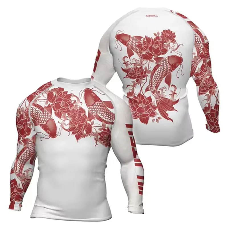 เสื้อรัดกล้ามเนื้อแขนยาวผู้ชาย - Rash Guard บทวิจารณ์และราคา